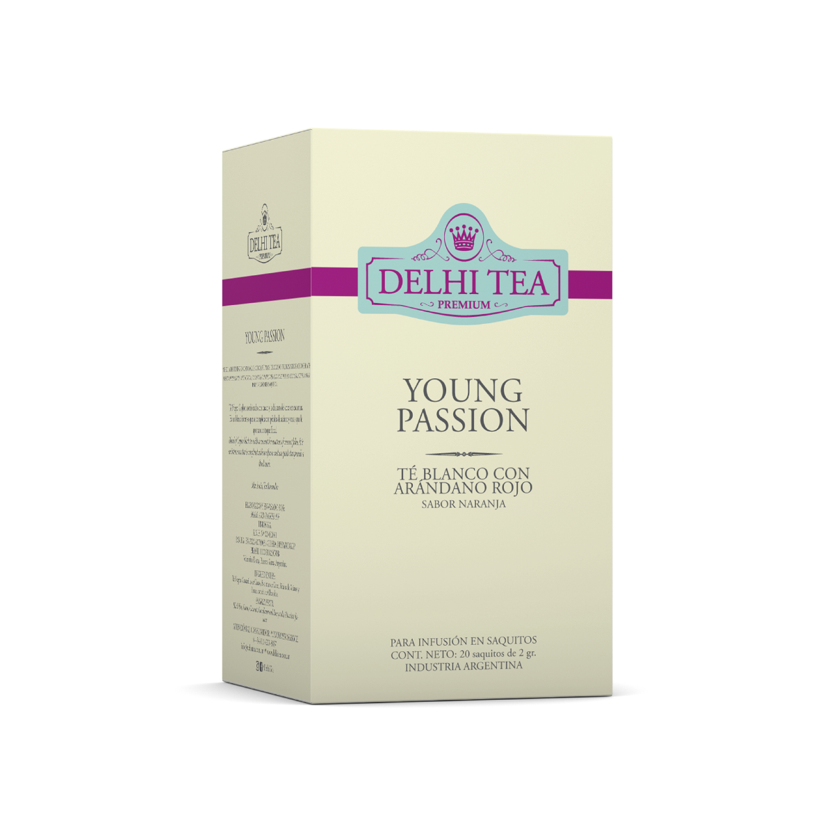 YOUNG PASSION X 20 SAQUITOS DELHI TEA
