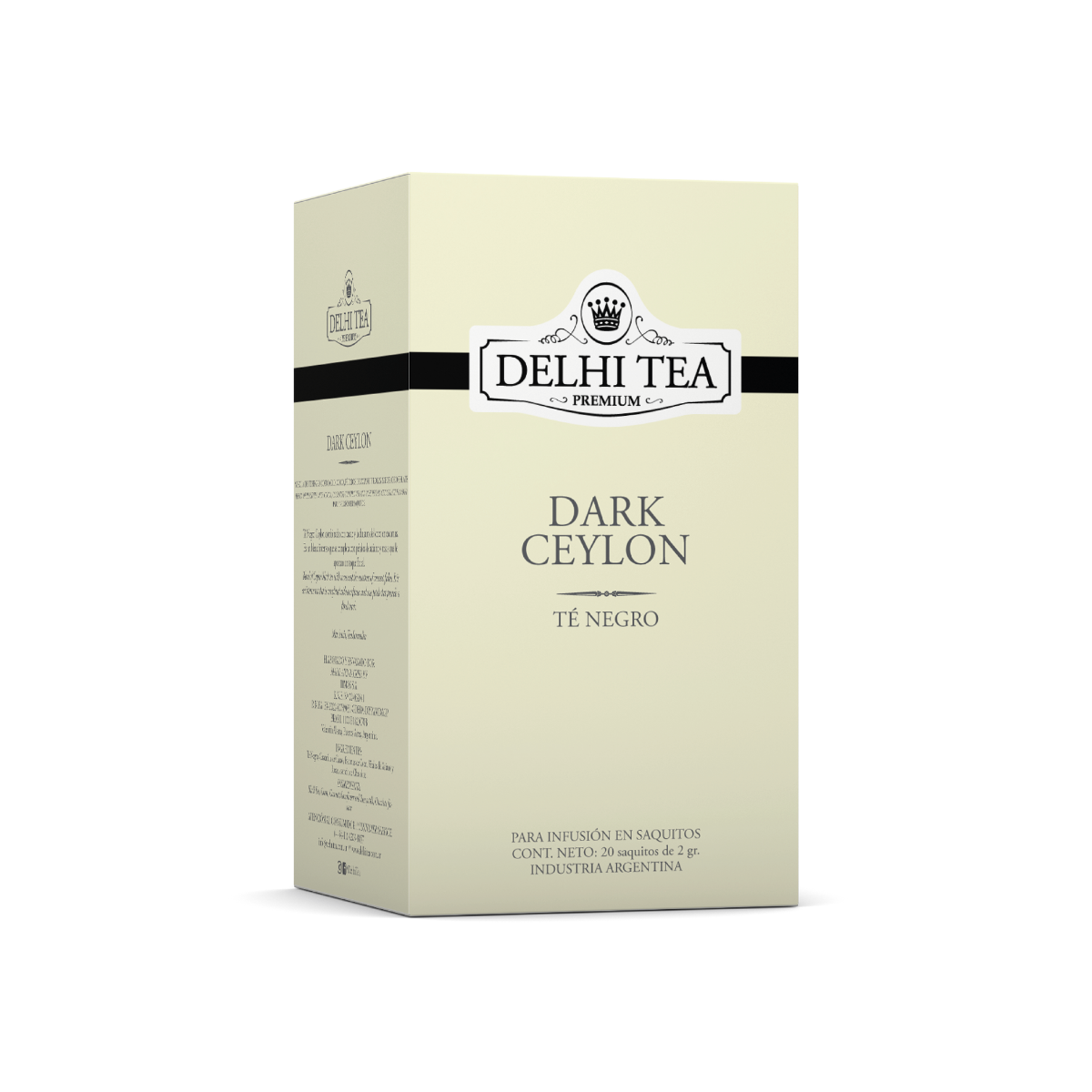 DARK CEYLON X 20 SAQUITOS DELHI TEA