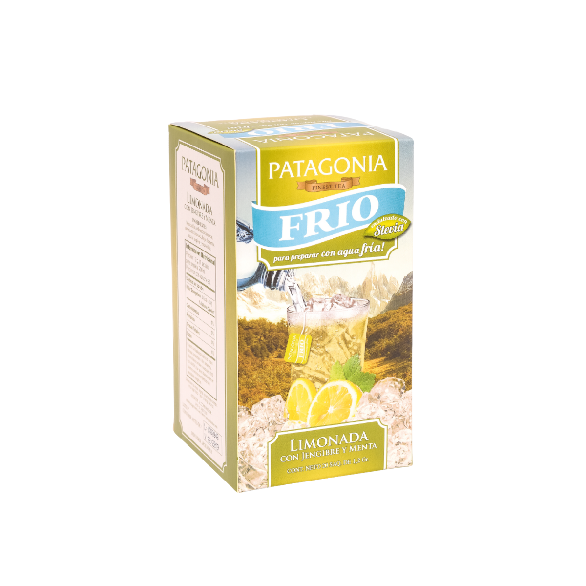 TE FRIO LIMONADA CON JENGIBRE & MENTA X 20 SAQUITOS PATAGONIA