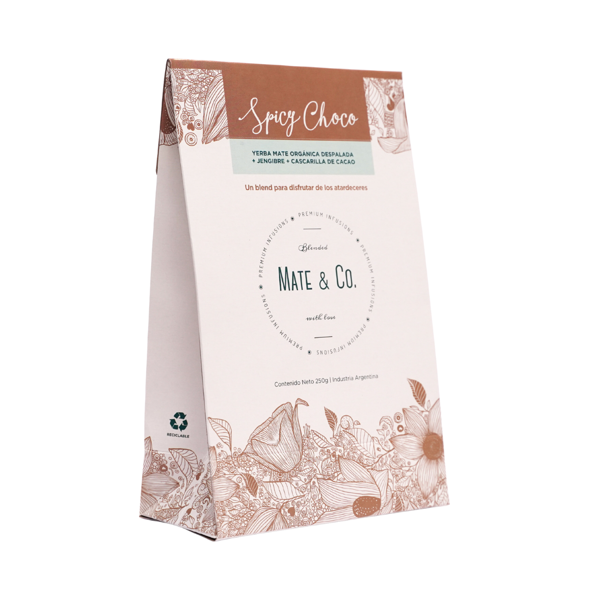 SPICY CHOCO YERBA COMPUESTA REPUESTO X 250 G MATE & CO