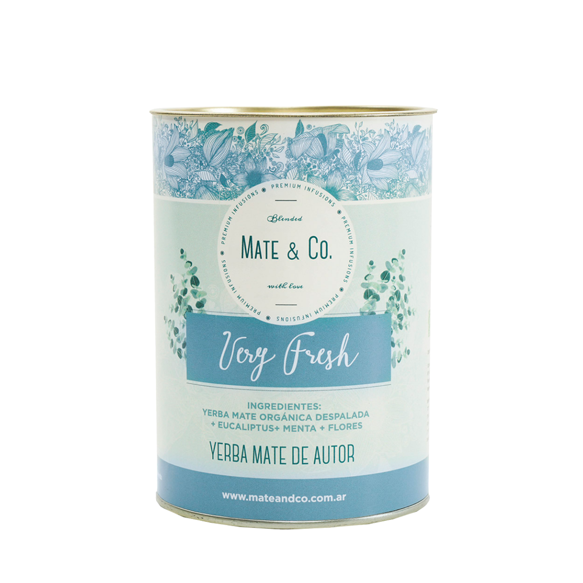 VERY FRESH YERBA COMPUESTA LATA X 250 G MATE & CO