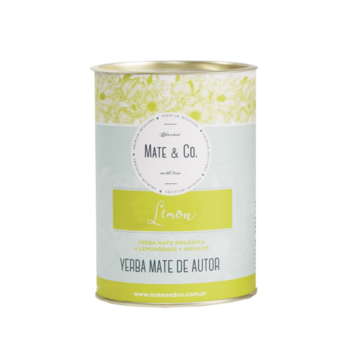 LEMON YERBA COMPUESTA LATA  X 250 G MATE & CO