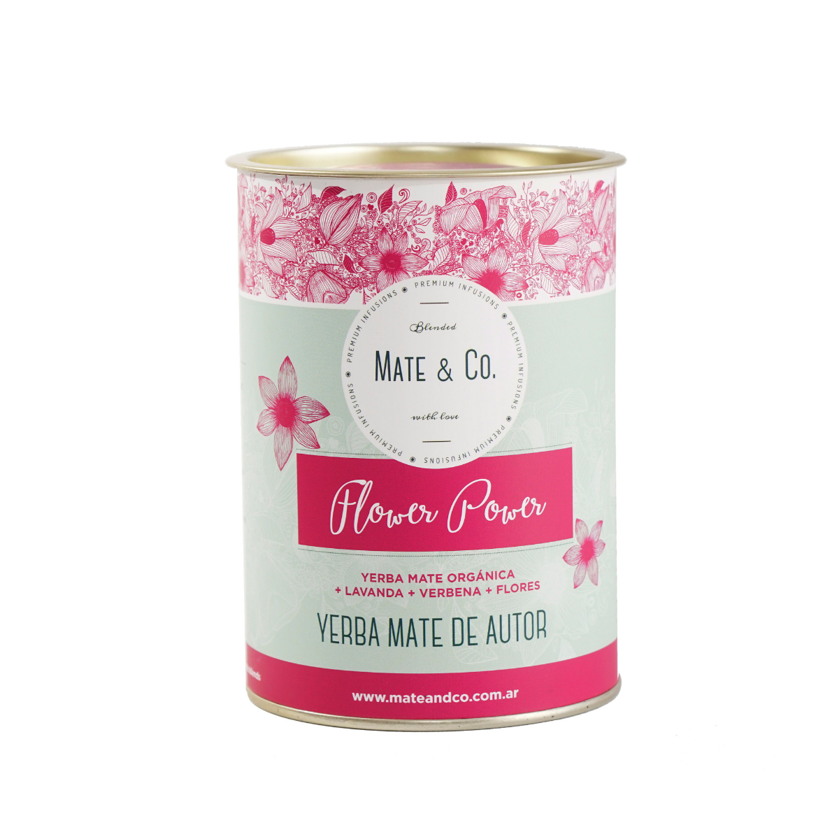 FLOWER POWER YERBA COMPUESTA LATA X 220 G MATE & CO
