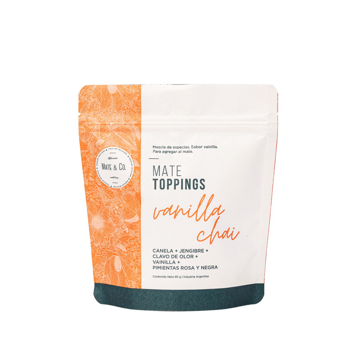 VANILLA CHAI TOPPING DOYPACK X 90 G MATE & CO