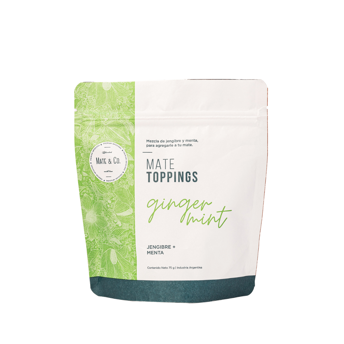 GINGER MINT TOPPING DOYPACK X 75 G MATE & CO