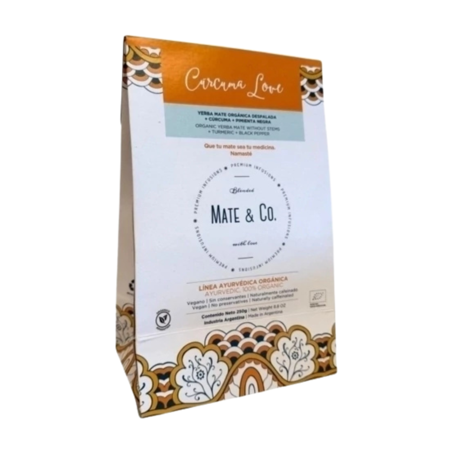 CURCUMA LOVE YERBA COMPUESTA REPUESTO X 250 G MATE & CO