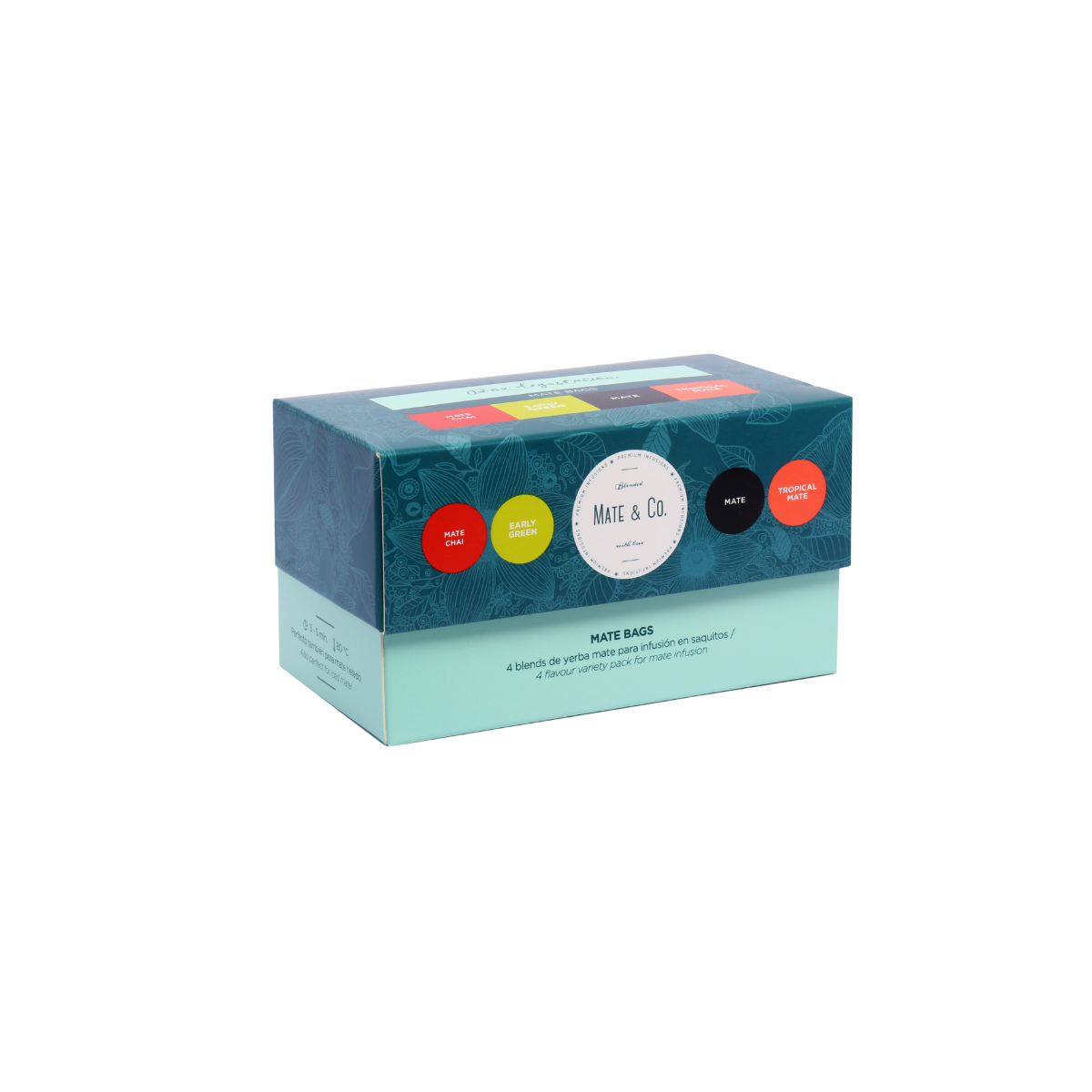 MATE BAGS BOX DEGUSTACION X 20 SAQUITOS MATE & CO