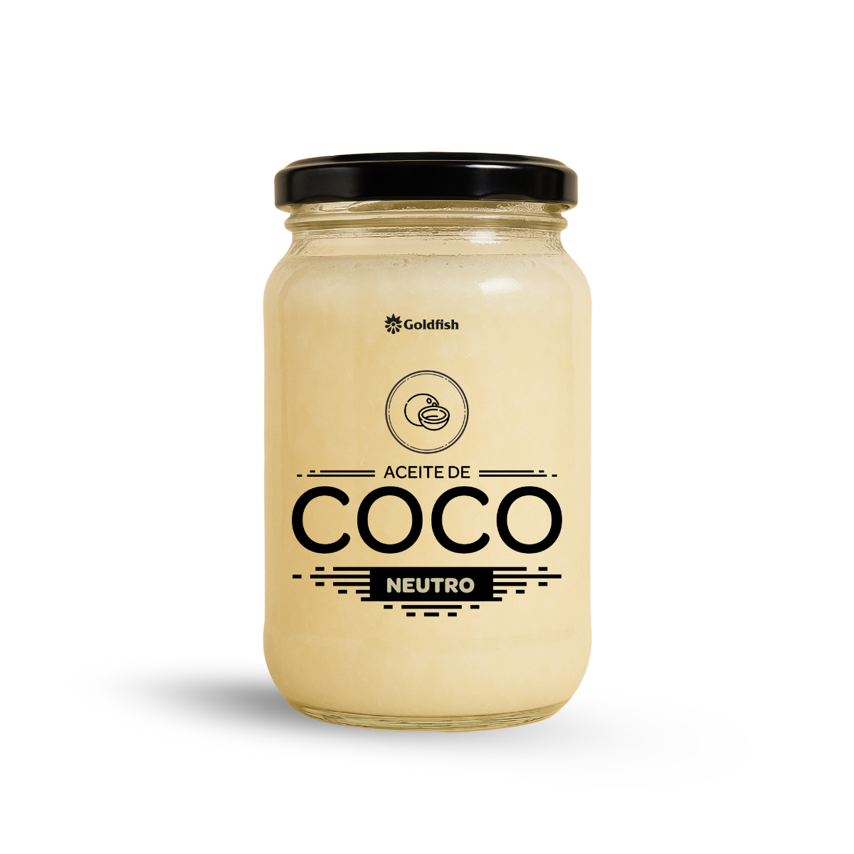 ACEITE DE COCO NEUTRO VIDRIO X 600 ML GOLDFISH