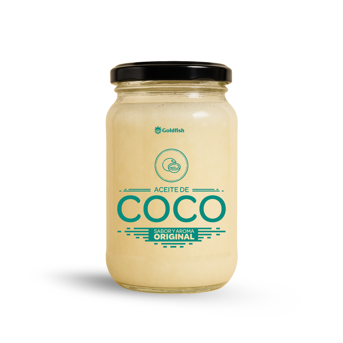 ACEITE DE COCO VIRGEN VIDRIO X 600 ML GOLDFISH