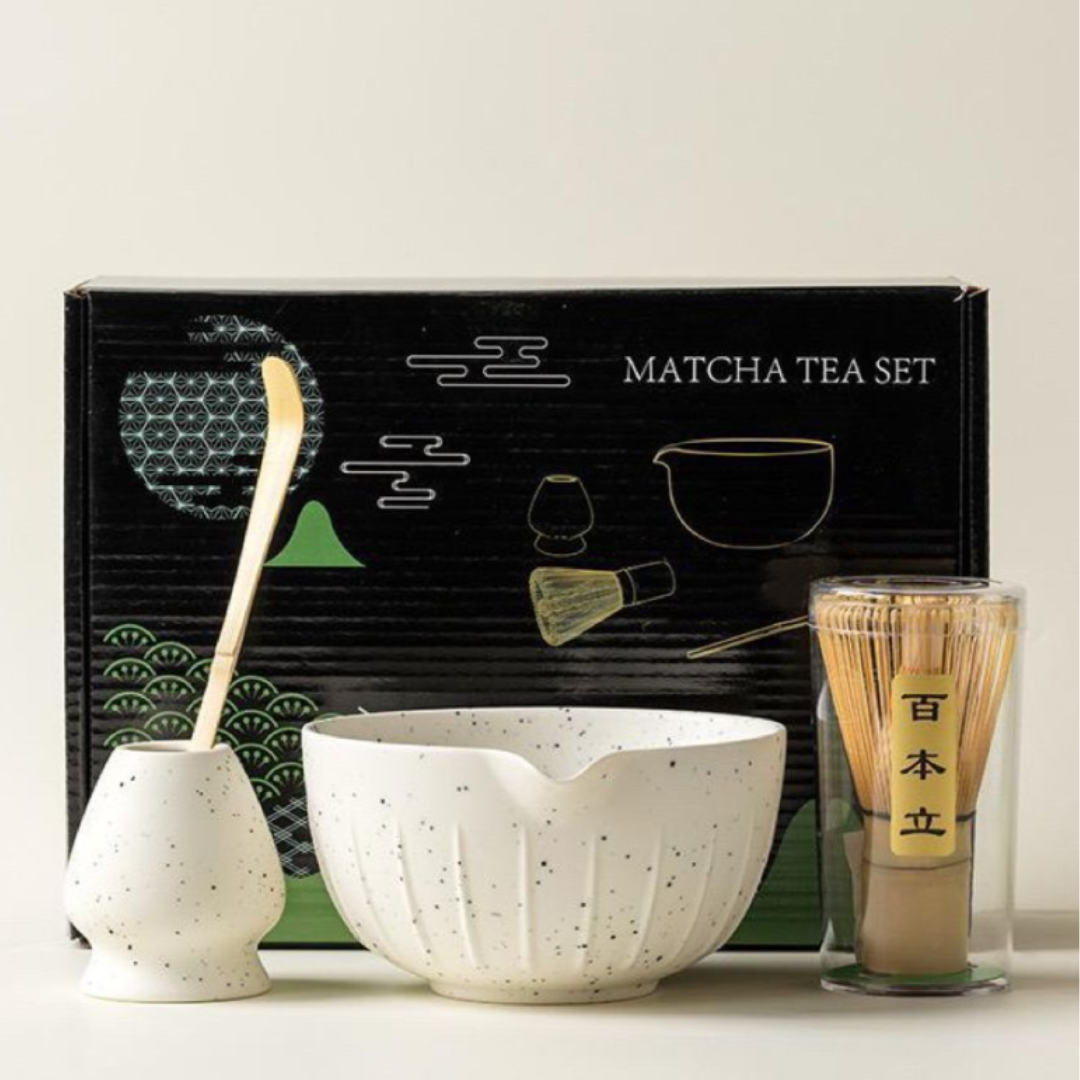 SET MATCHA X 4 PIEZAS PREMIUM