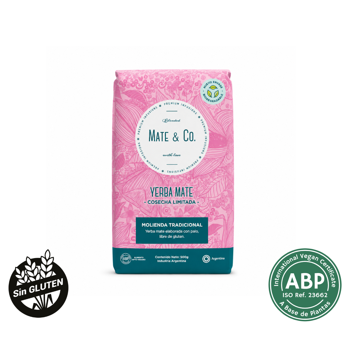 YERBA MATE COSECHA LIMITADA X 500 G MATE AND CO