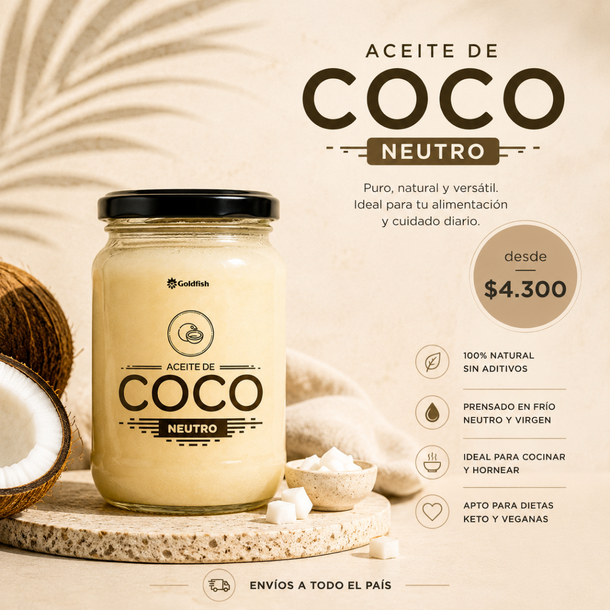 OFERTA  ACEITE DE COCO NEUTRO