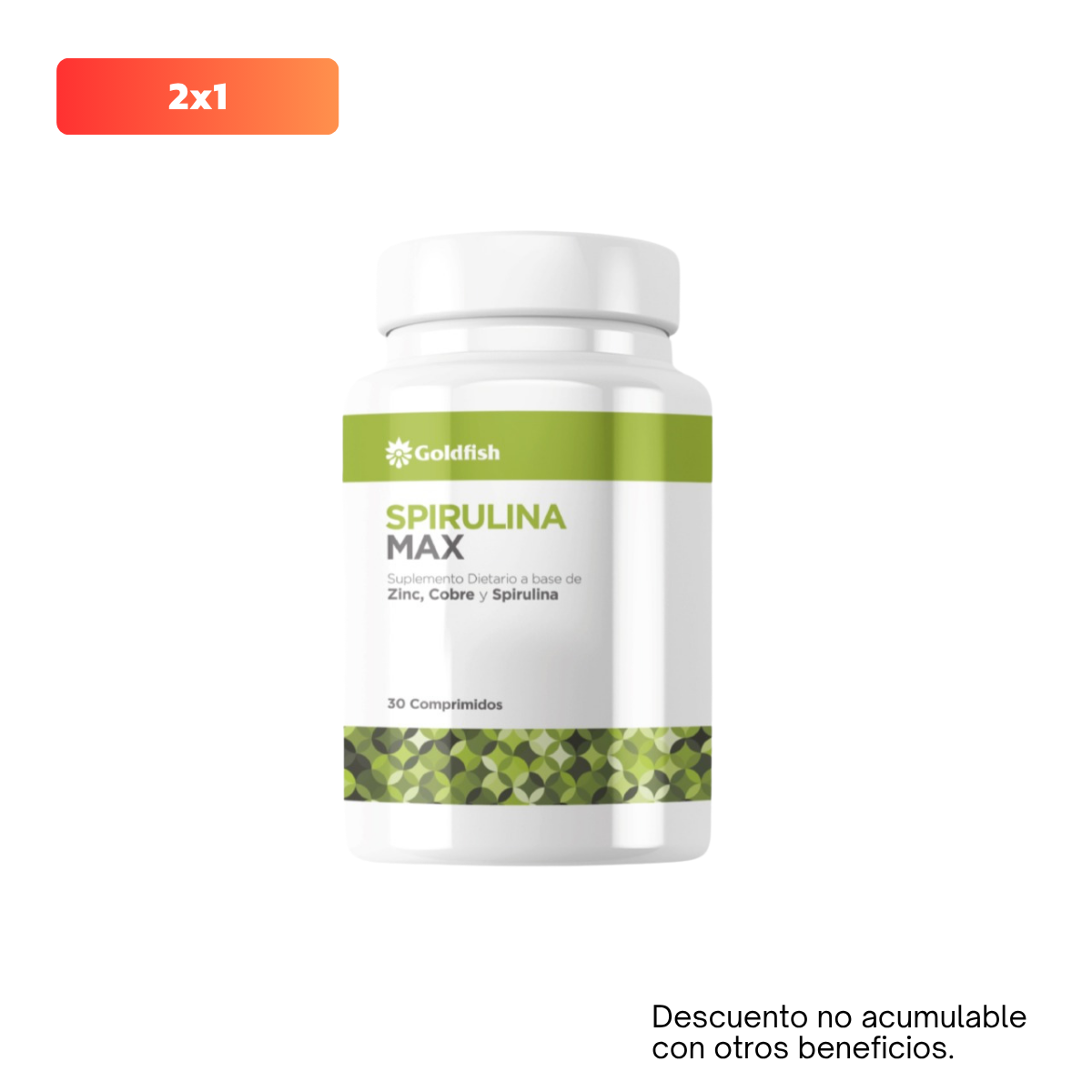 SPIRULINA MAX X 30 COMPRIMIDOS GOLDFISH
