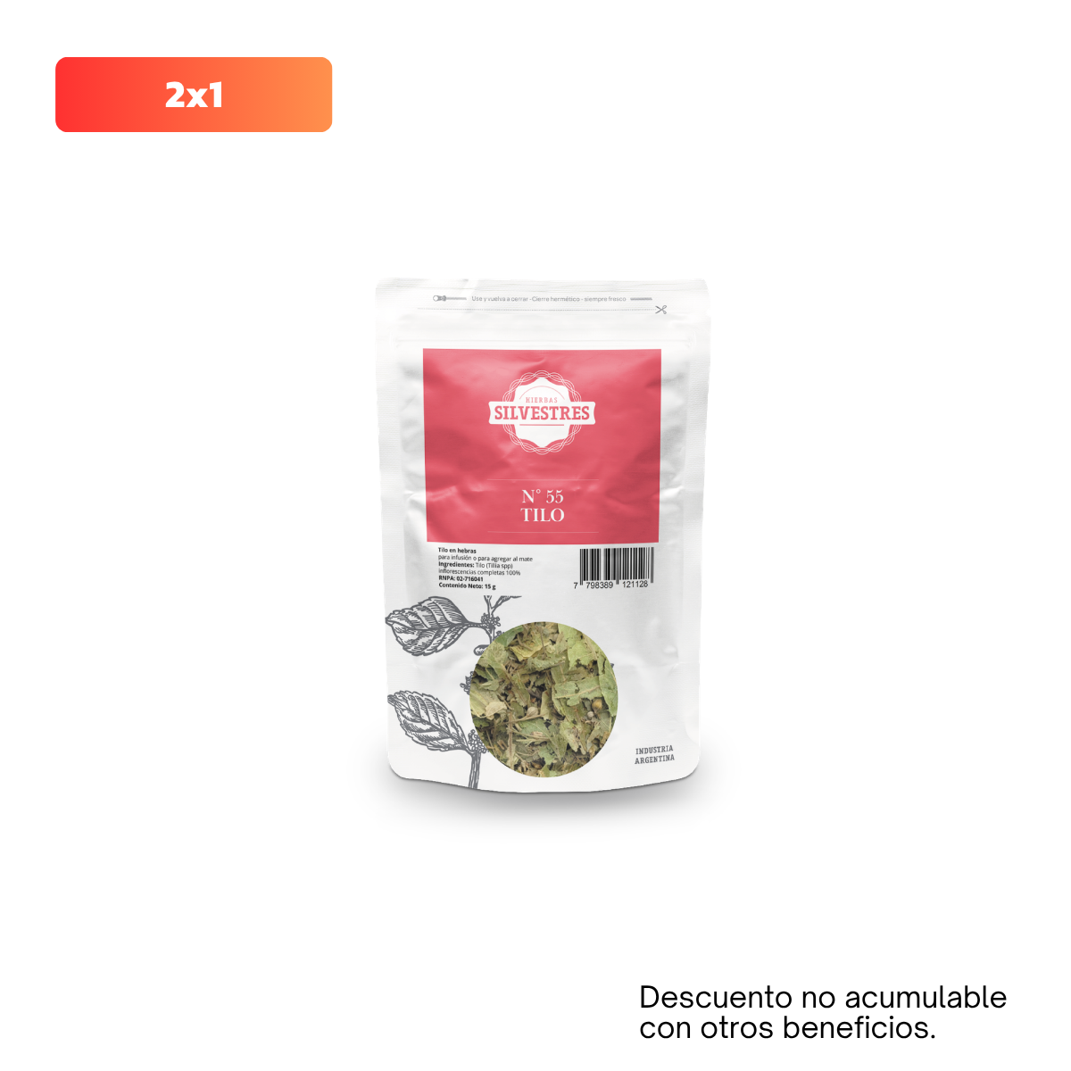 DOYPACK SILVESTRES NUEVO TILO X 15 G