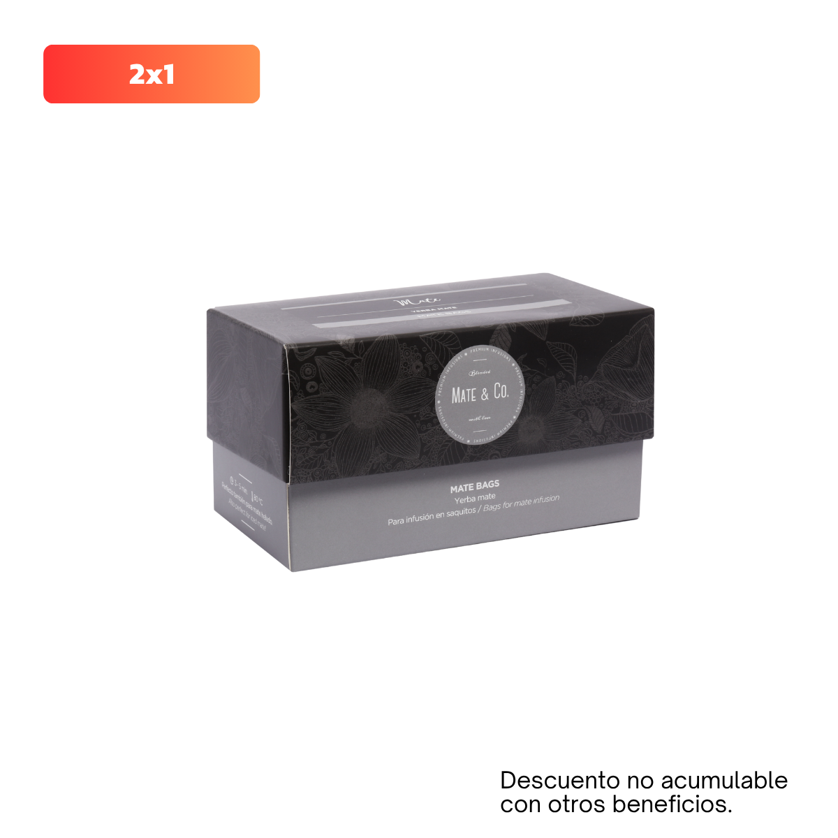MATE BAGS YERBA MATE X 20 SAQUITOS MATE & CO