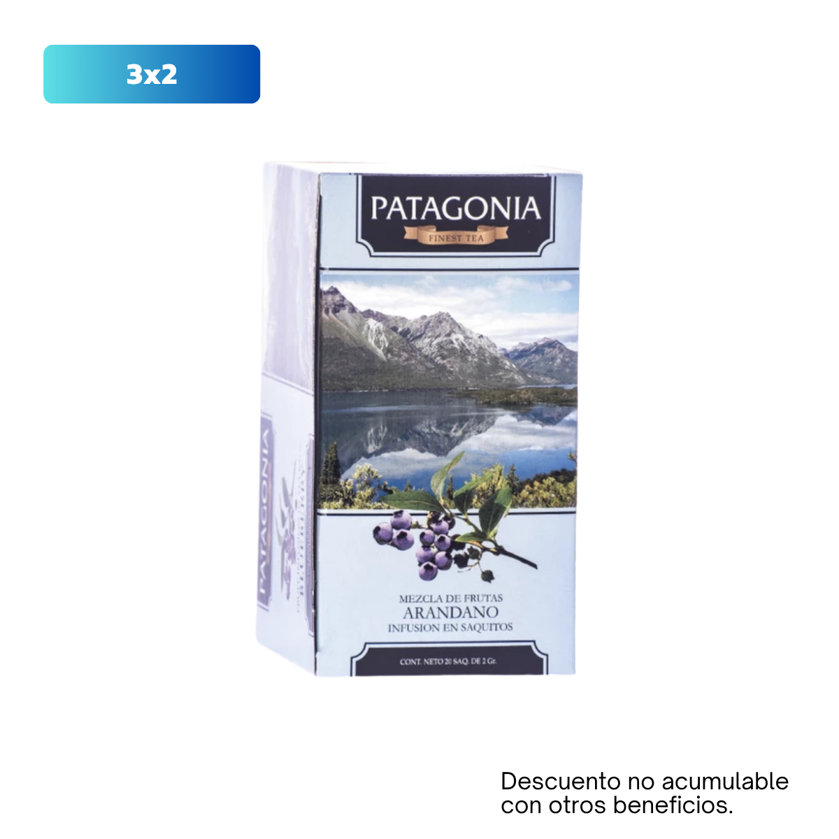 ARANDANO - TRADICIONAL X 20 SAQUITOS PATAGONIA