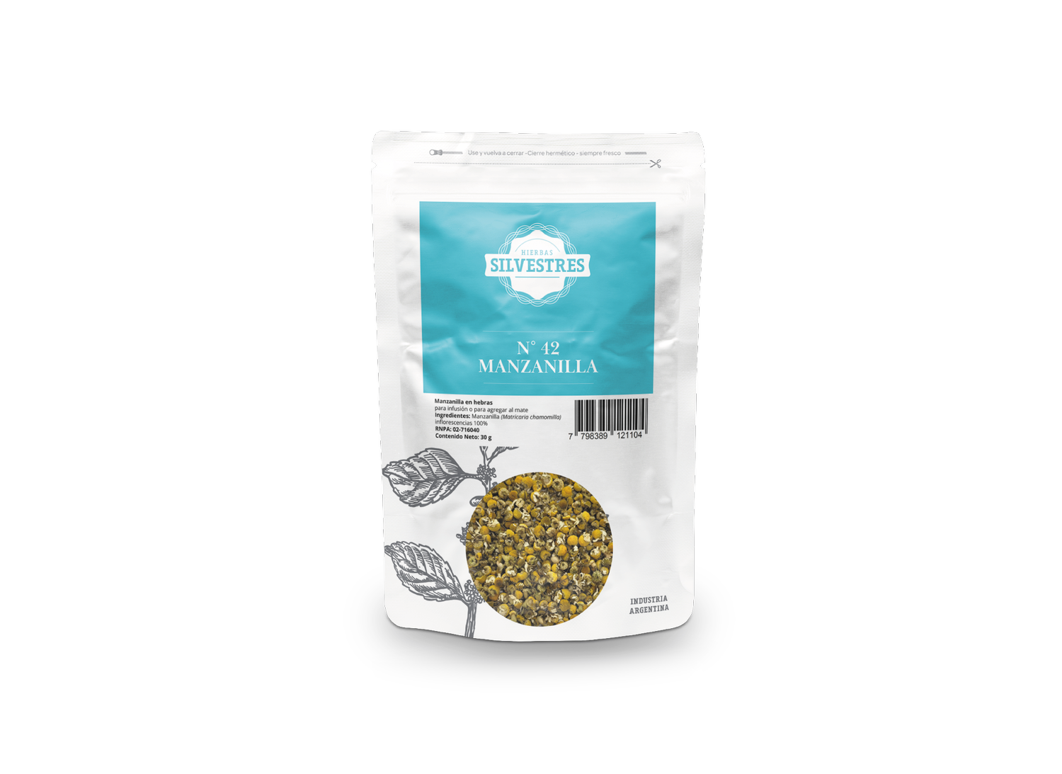 DOYPACK SILVESTRES NUEVO MANZANILLA X 30 G