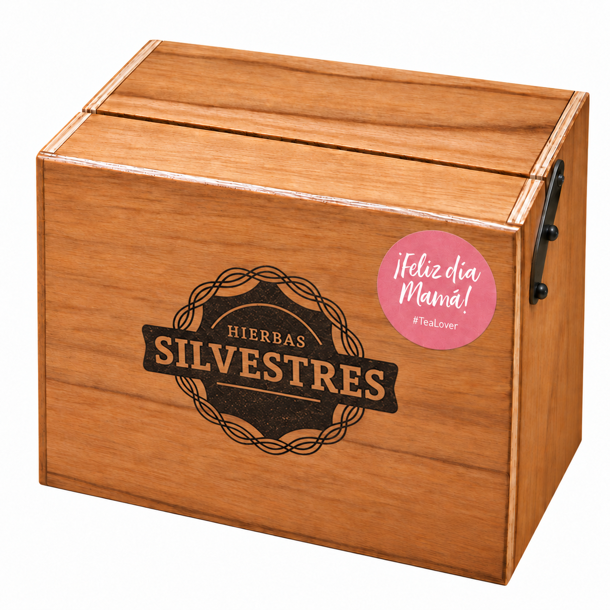 CAJA DE MADERA PREMIUM X 60 SAQUITOS HIERBAS SILVESTRES