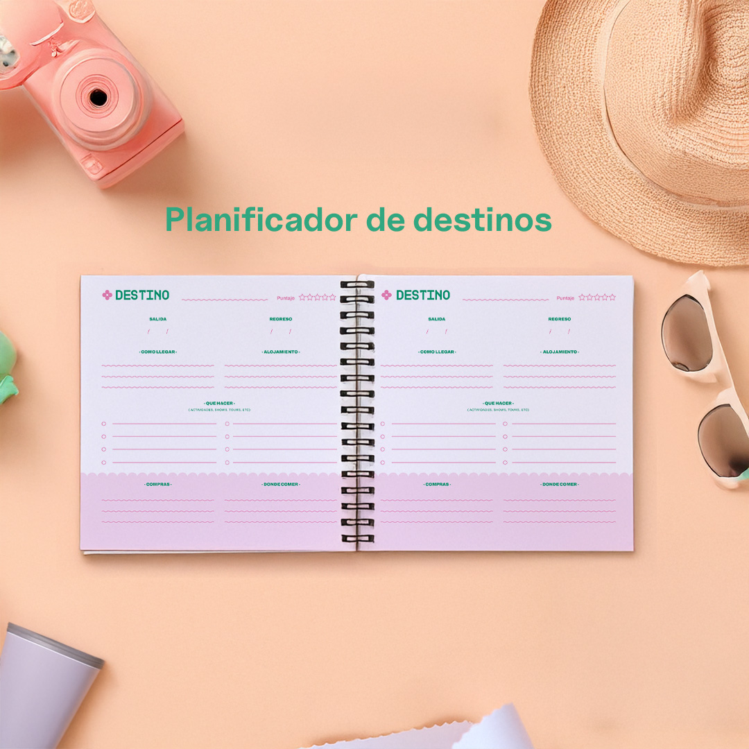 Set travel Tickets azul