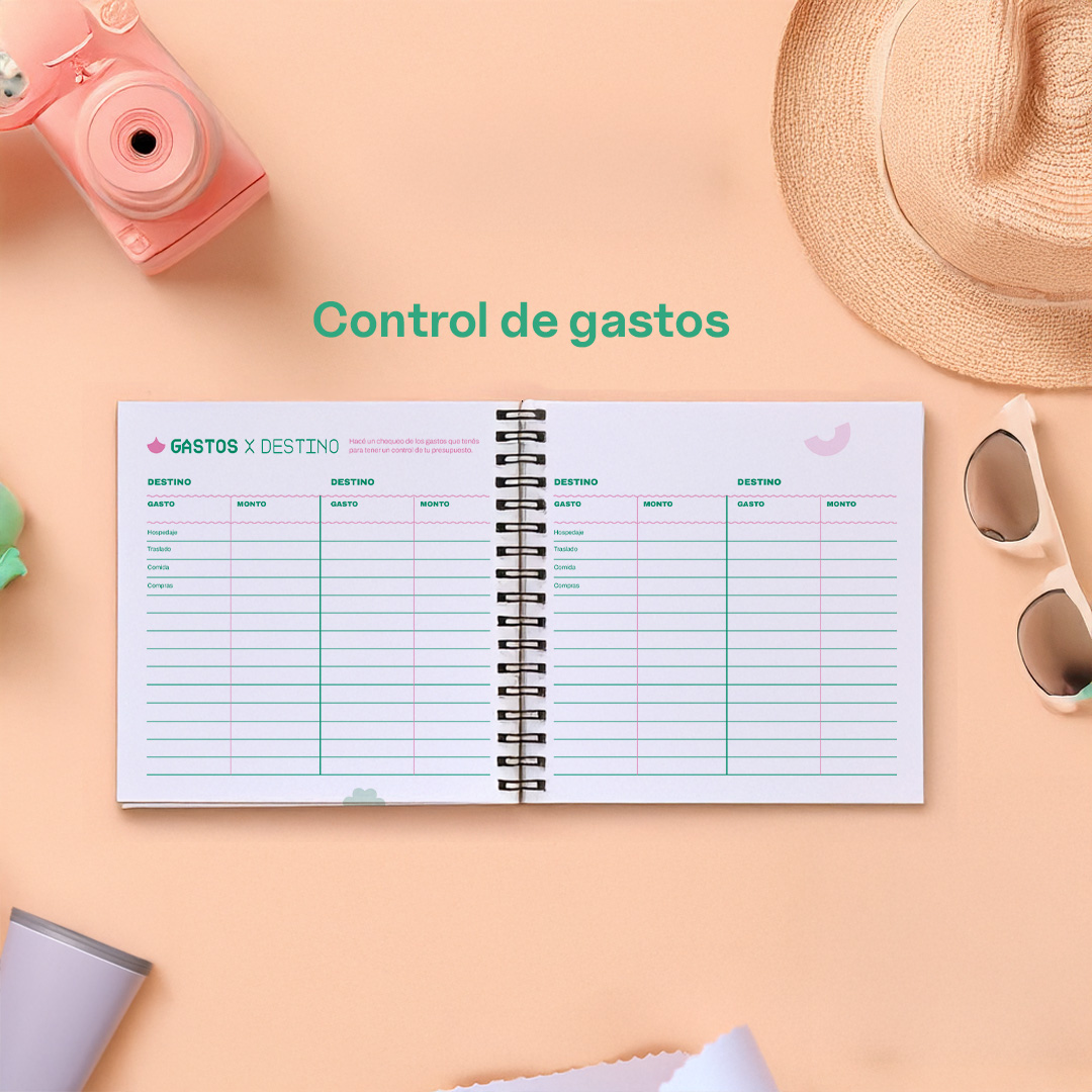 Set travel Tickets azul