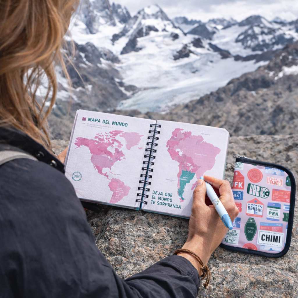 Portapasaporte / Estuche porta documentos ✈️✨ Tickets rosa