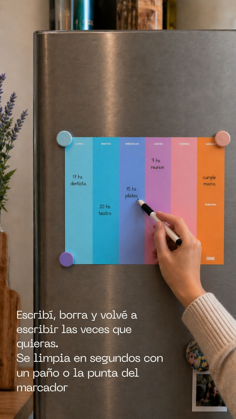 Planificador semanal imantado a4 Atardecer