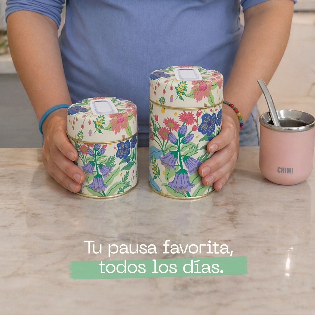 LIQUIDACIÓN Yerbera y azucarera circular beige