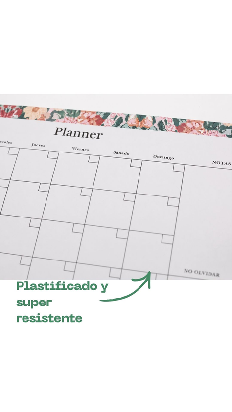Planificador imantado a3 Floribunda