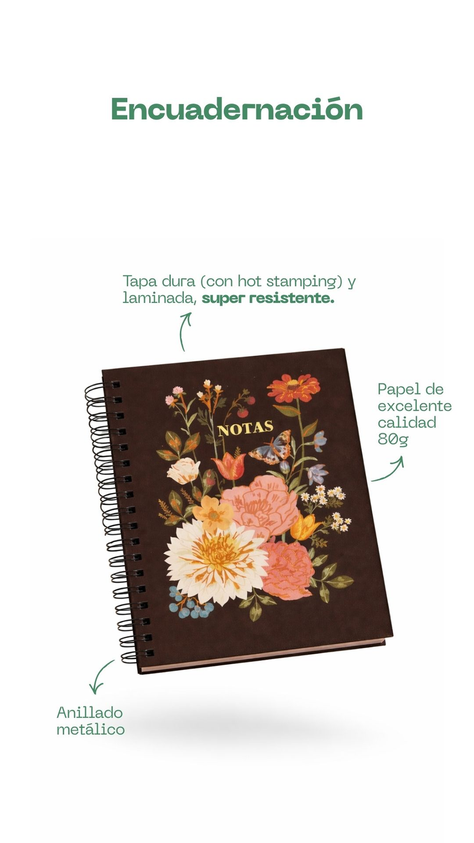 Cuaderno A5 Jardín Nocturno