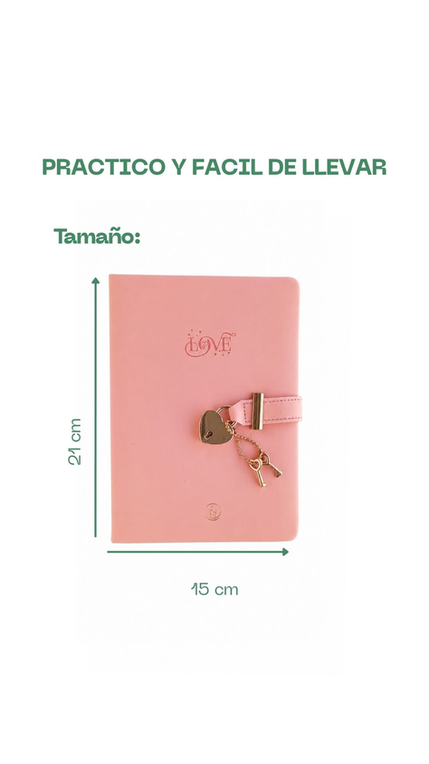 Diario Íntimo PU Love