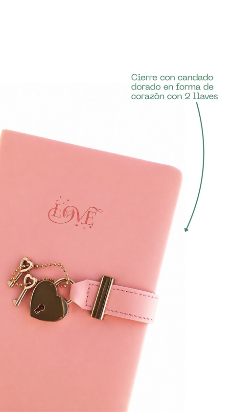 Diario Íntimo PU Love