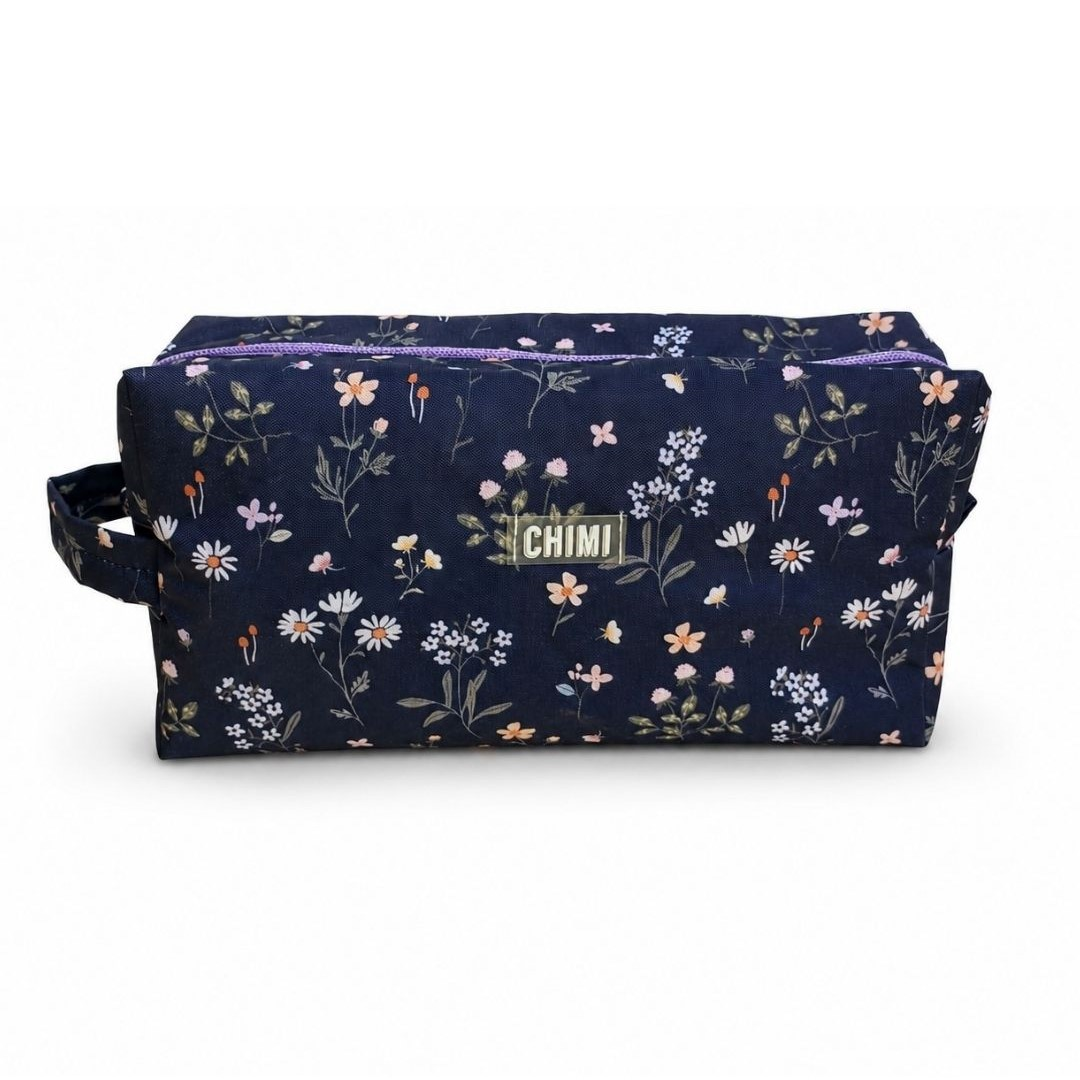 Necessaire Grande Flores Azules