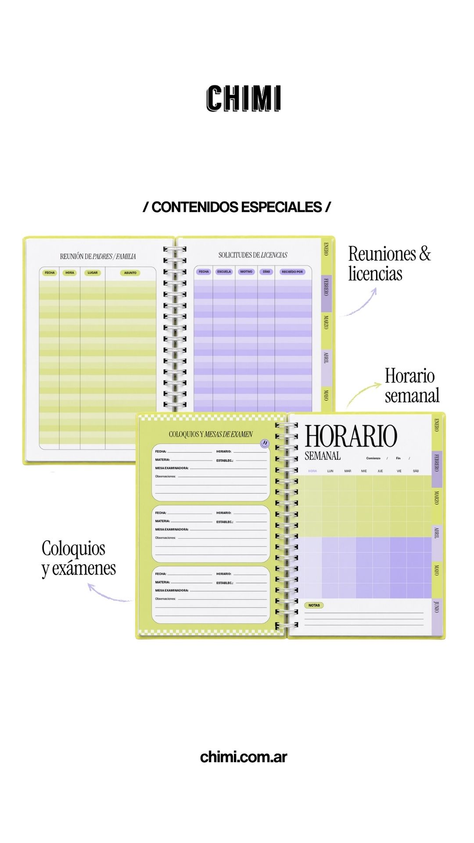 Agenda Docente A5 Lavanda
