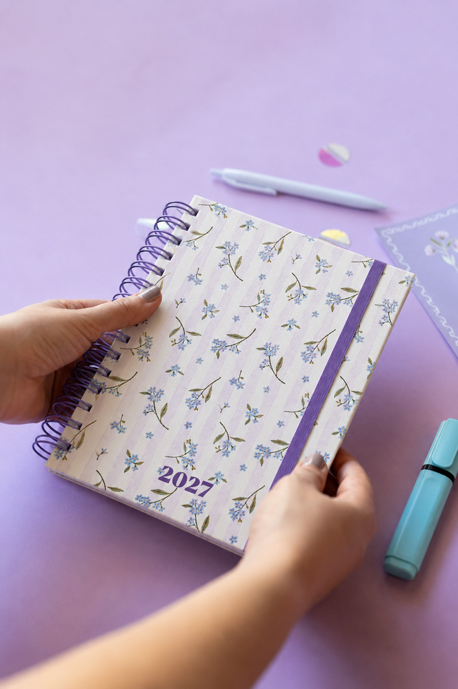 Agenda Docente A5 Lavanda