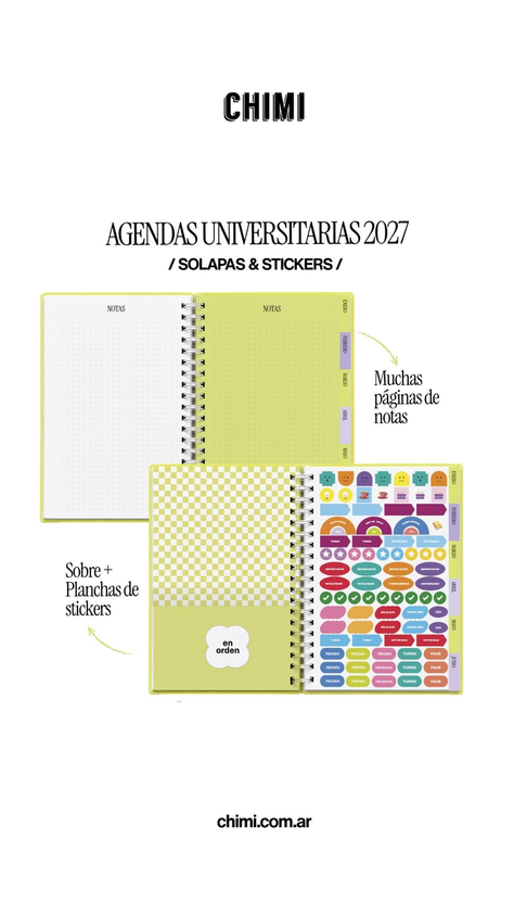 Agenda Universitaria A5 Semanal Violeta Silvestre