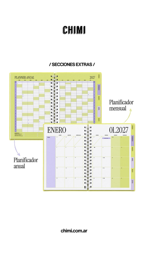 Agenda Universitaria A5 Semanal Violeta Silvestre