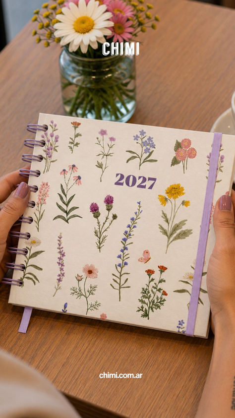 Agenda Cuadrada Diaria Herbario