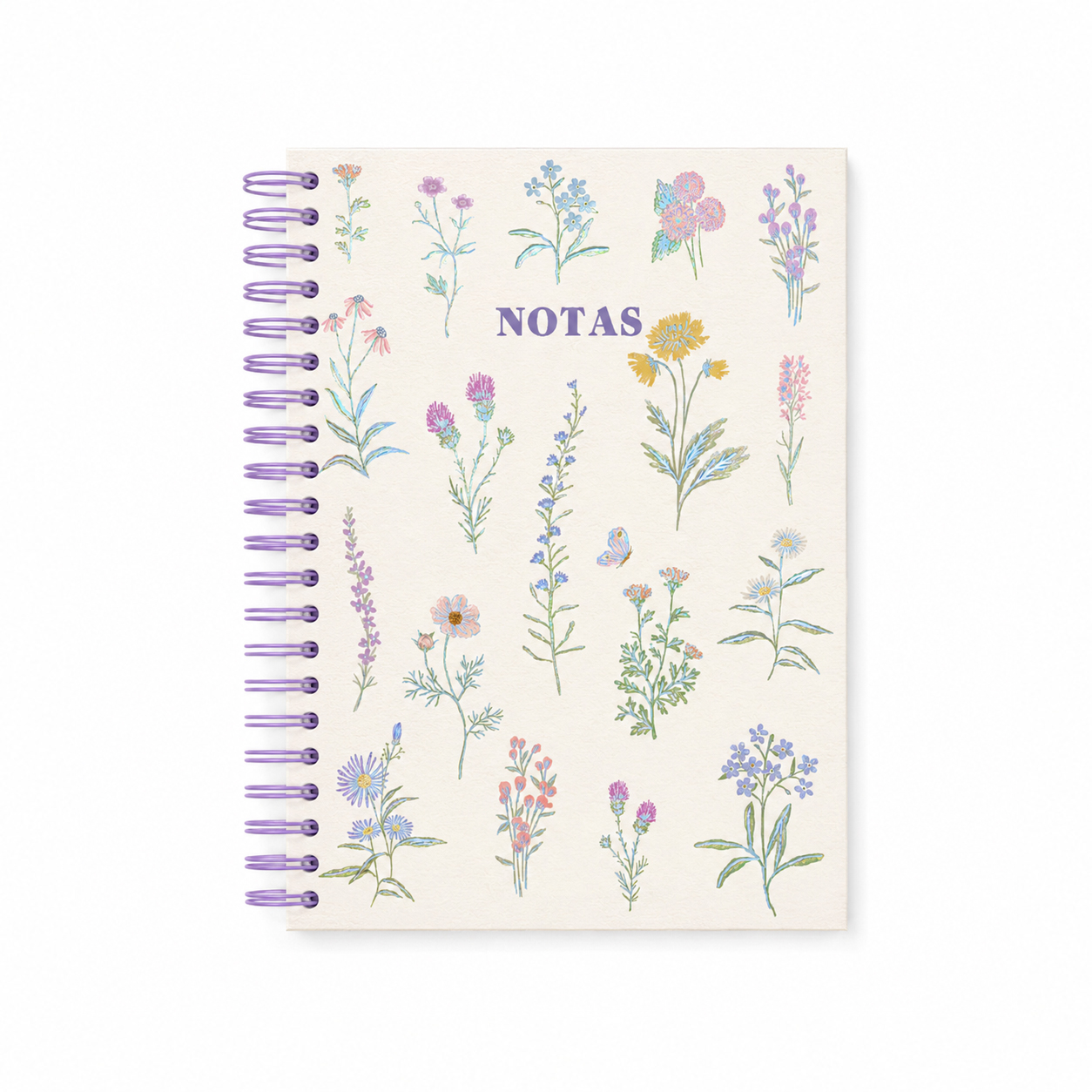 Cuaderno a5 Herbario rayado y liso 
