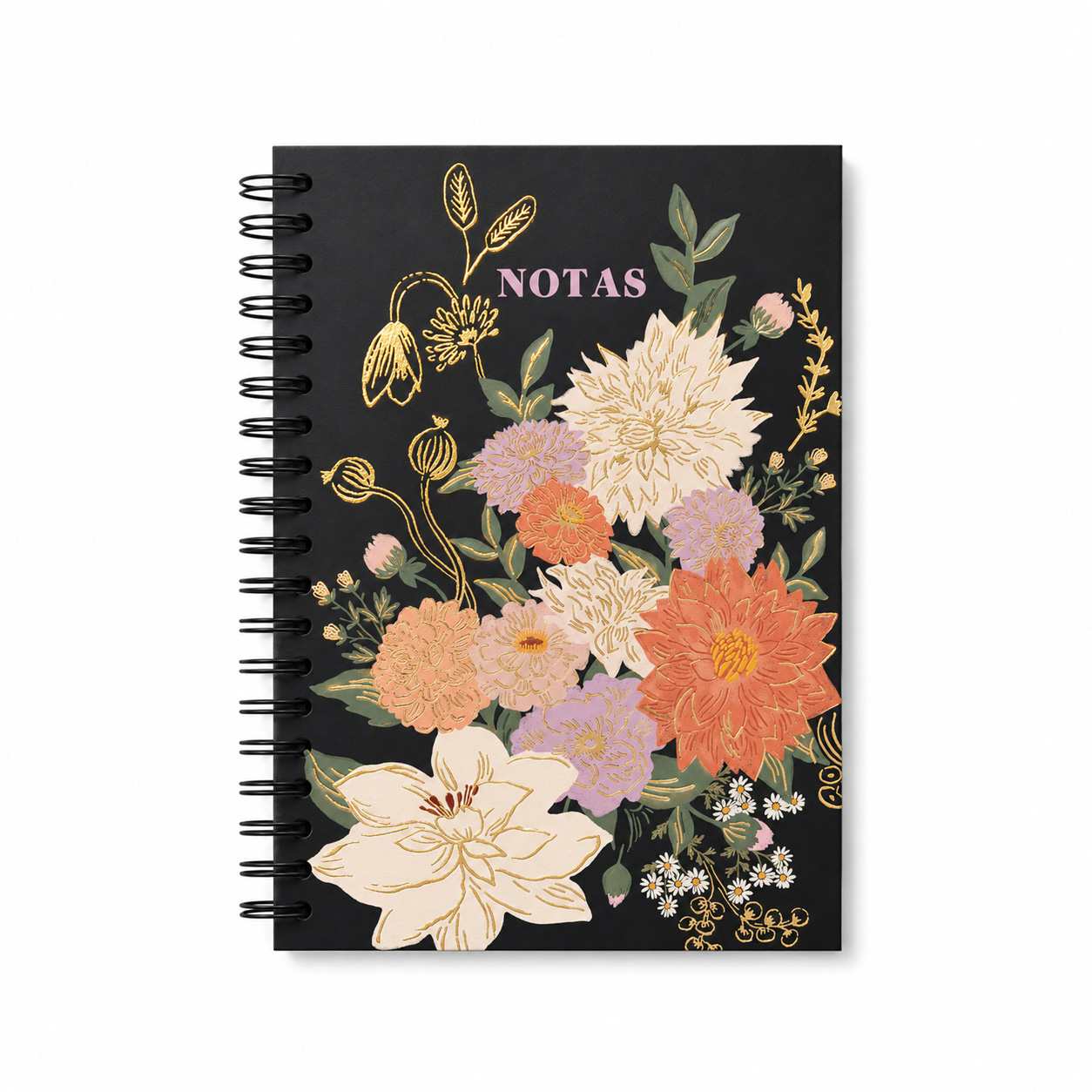 Cuaderno a5 Medianoche rayado y liso 