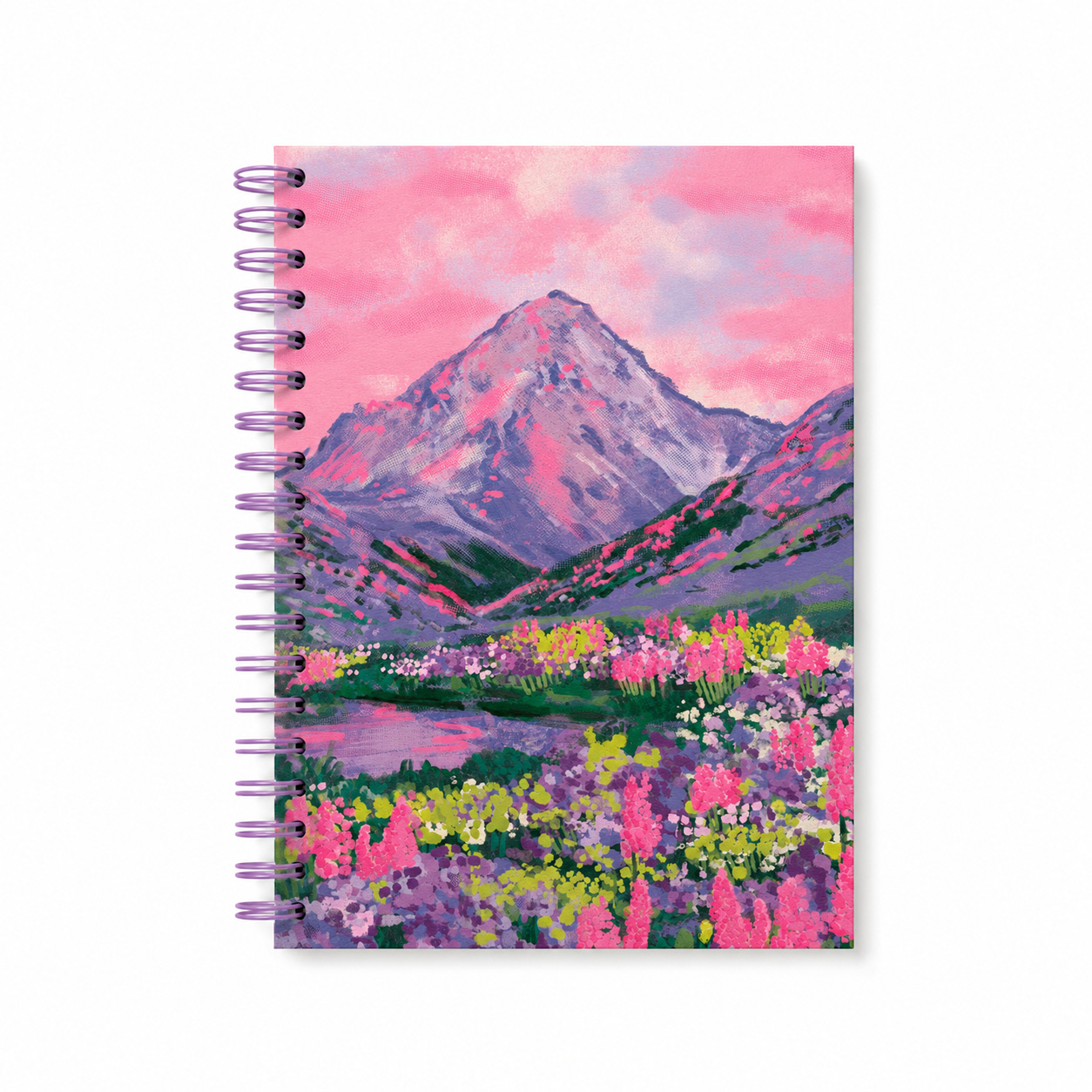 Cuaderno a5 Patagonia rayado y liso 