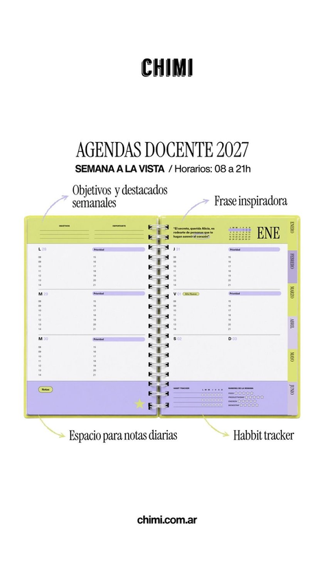 Set Agendas Docentes 2027