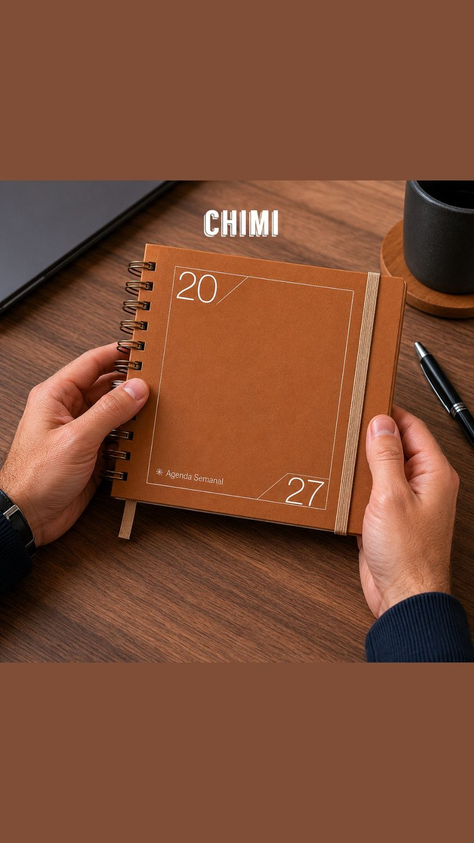 Set Agendas Cuadradas Semanales Neutras