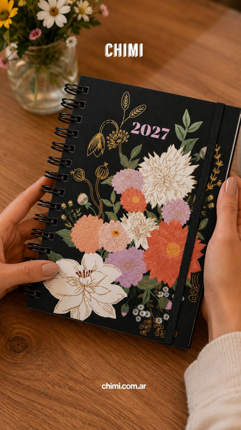 Set Agendas Productividad A5 Semanales 2027