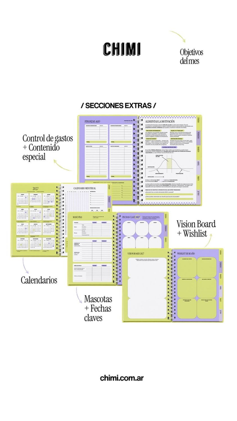 Set Agendas Universitarias Semanales 2027
