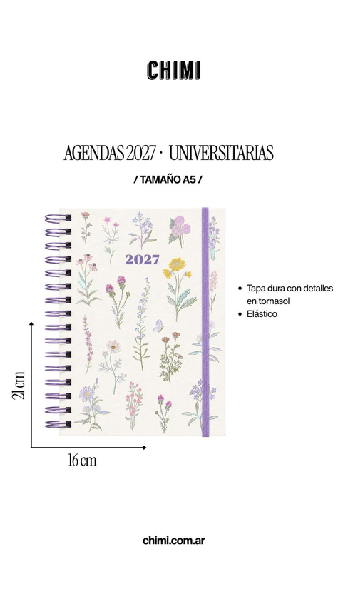 Set Agendas Universitarias Semanales 2027