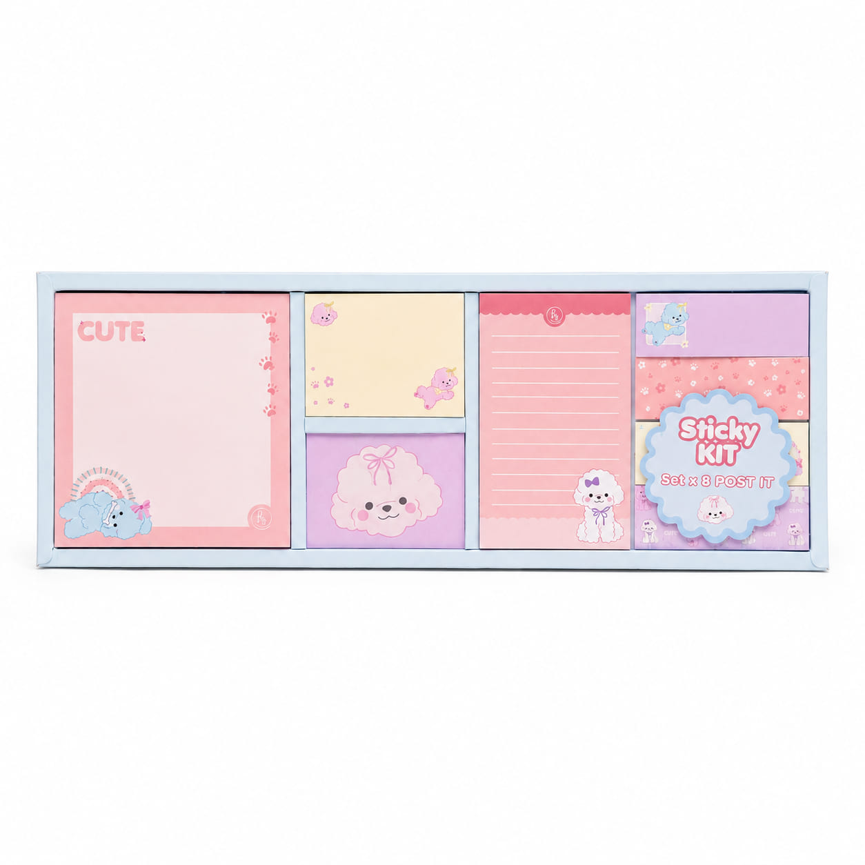 Set Sticky Notes Poodle