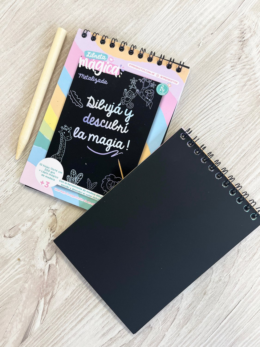 Libreta Mágica Metalizada