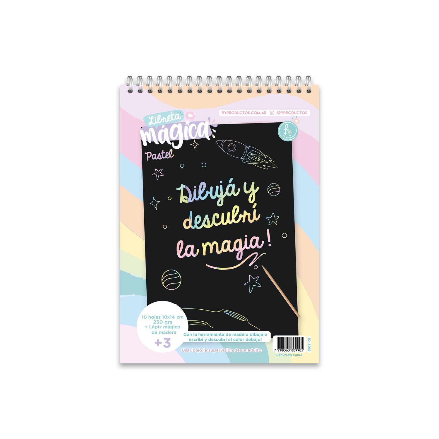 Libreta Mágica Pastel