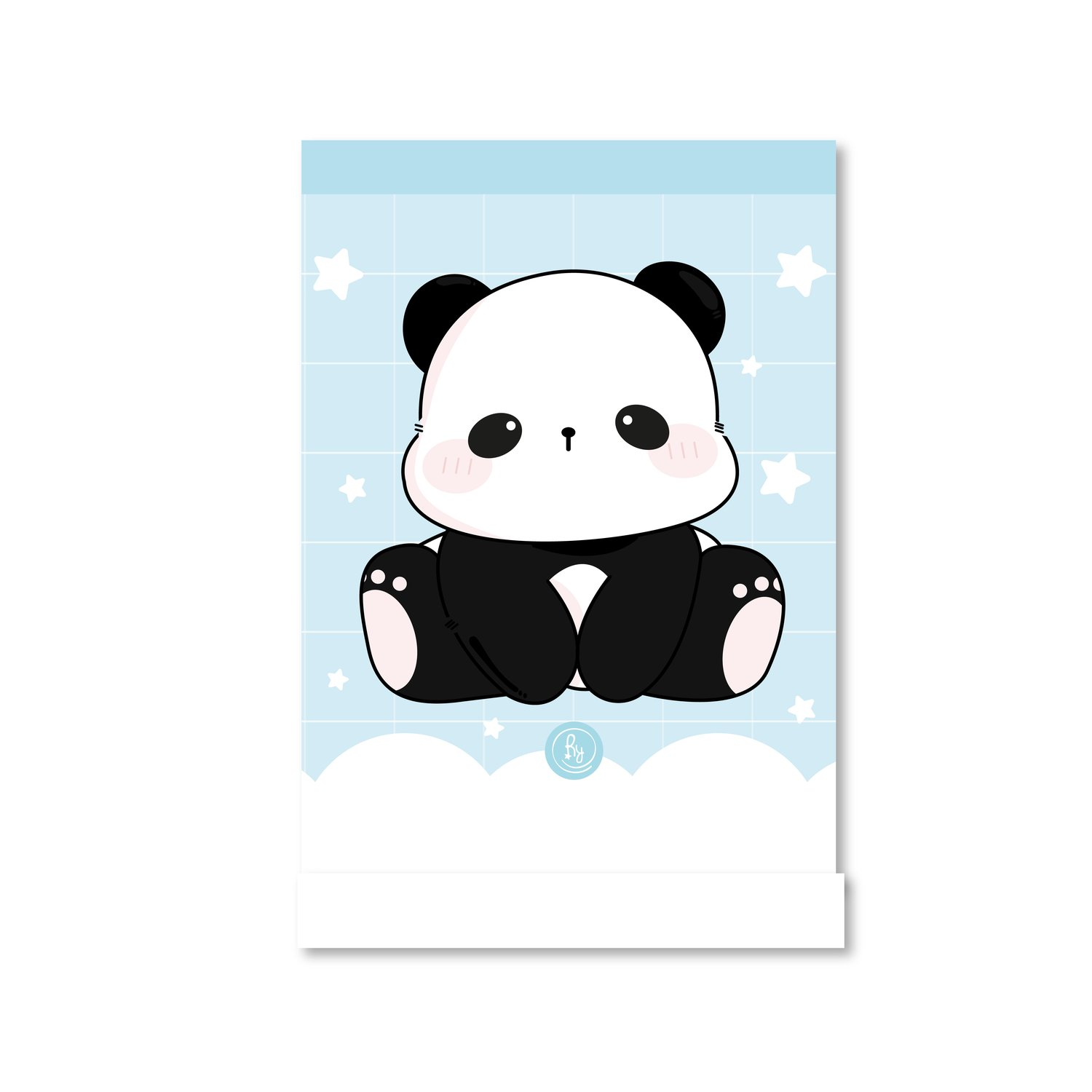 Anotador con solapa Panda