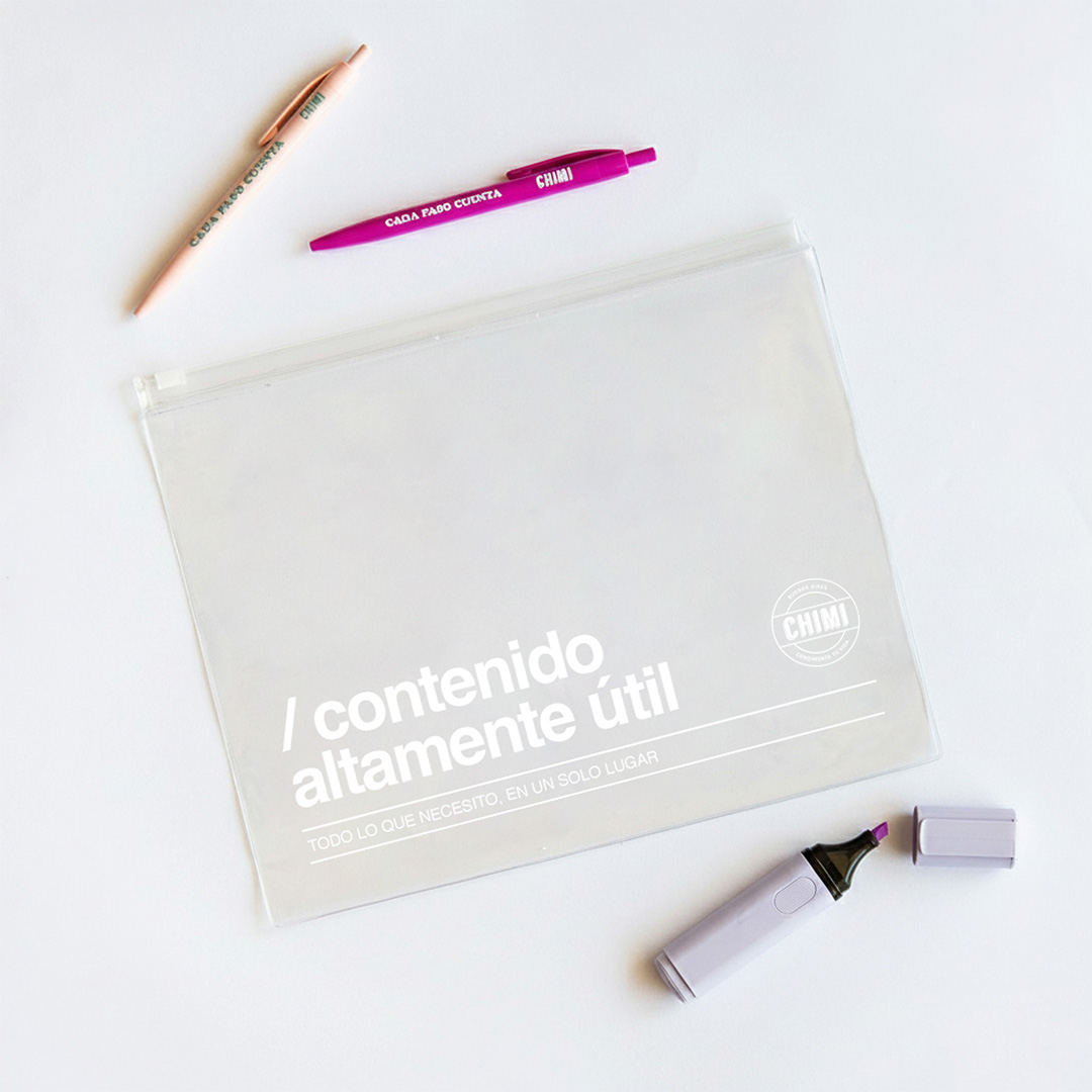 Sobre PVC PORTAAGENDAS
